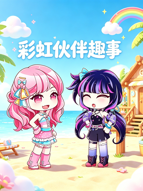 彩虹伙伴趣事海报