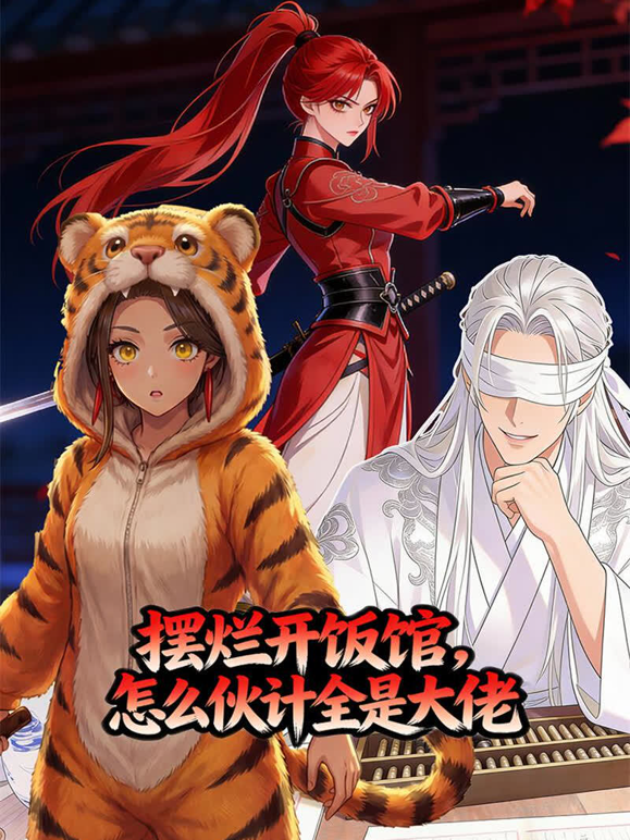摆烂开饭馆，怎么伙计全是大佬海报