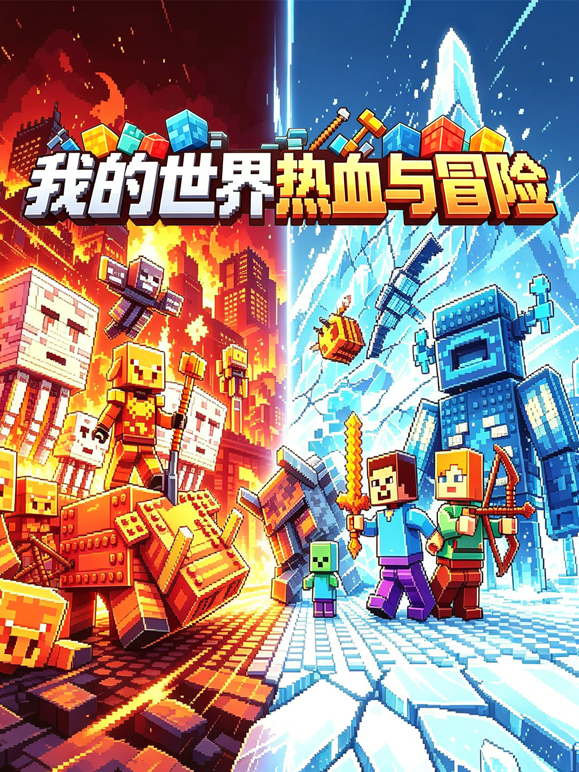 我的世界热血与冒险海报