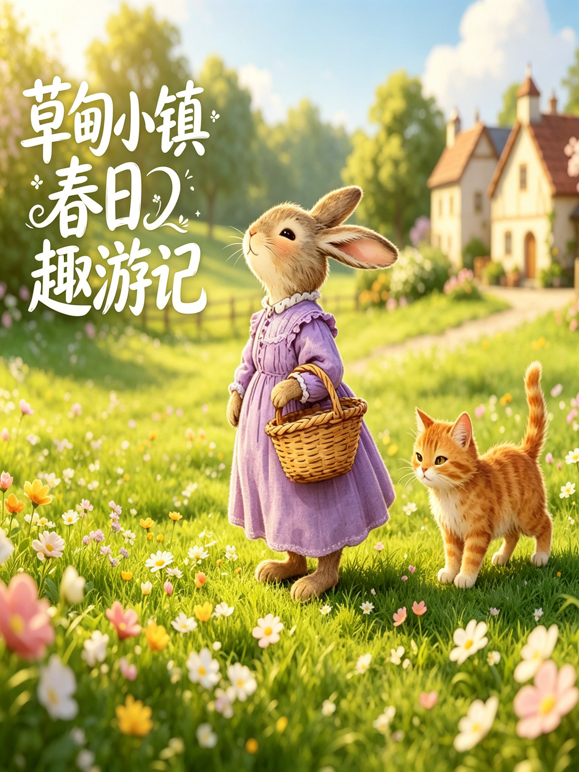 草甸小镇春日趣游记海报