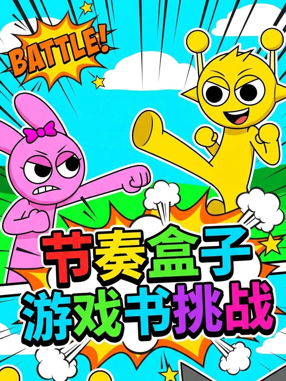 节奏盒子游戏书挑战海报