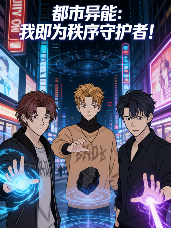都市异能：我即为秩序守护者！动态漫画海报