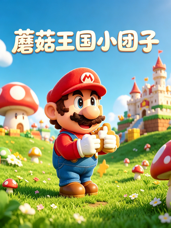 蘑菇王国小团子海报