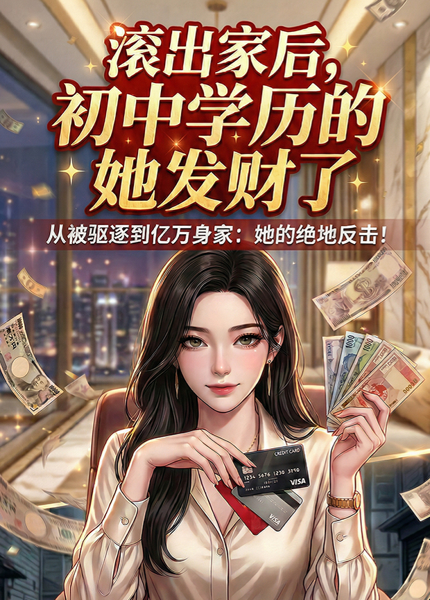 滚出家后，初中学历的她发财了海报