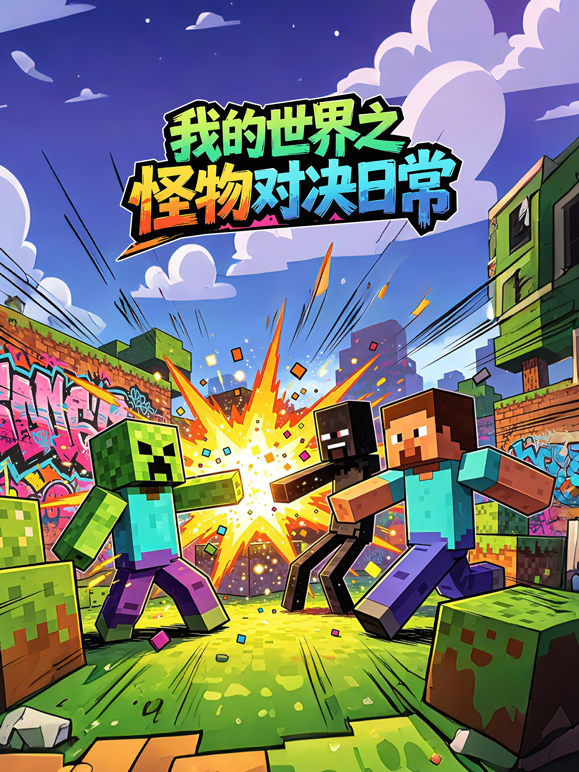 我的世界之怪物对决日常海报