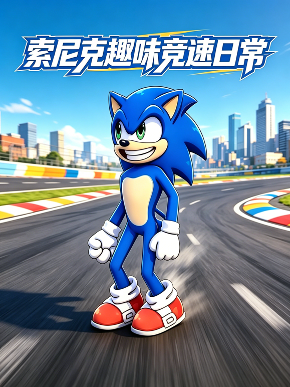 索尼克趣味竞速日常海报