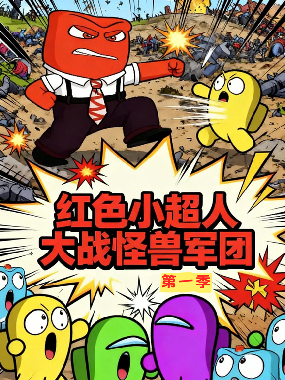 红色小超人大战怪兽军团第一季海报