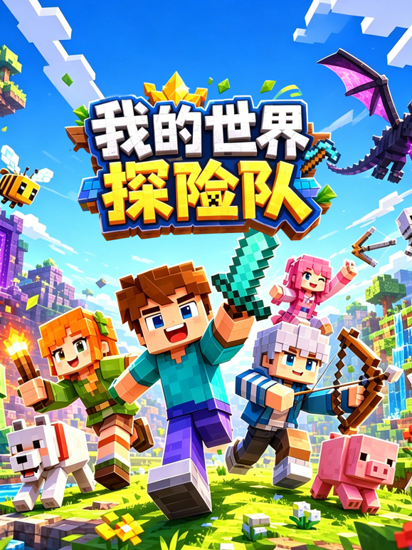 我的世界探险队海报