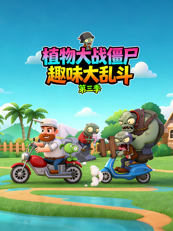 植物大战僵尸趣味大乱斗第三季海报