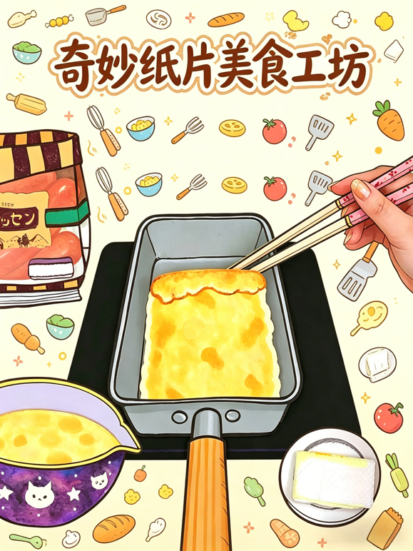 奇妙纸片美食工坊海报