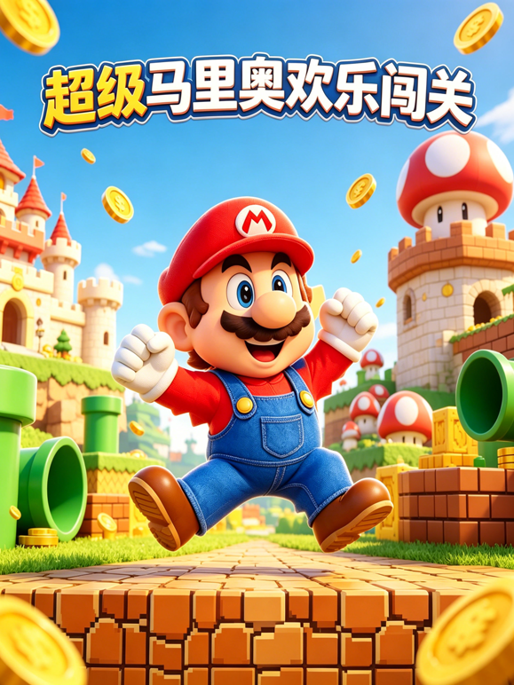 超级马里奥欢乐闯关海报