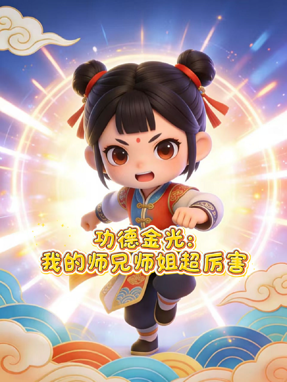 功德金光：我的师兄师姐超厉害动态漫画海报