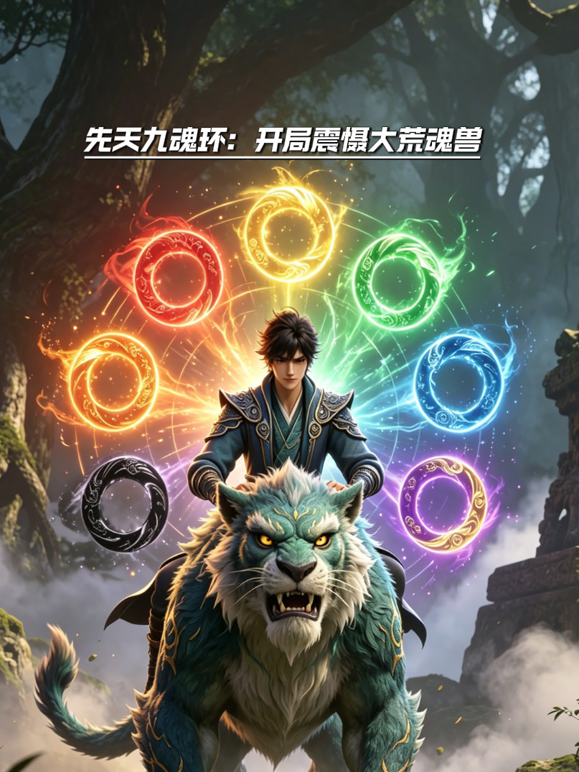 先天九魂环：开局震慑大荒魂兽海报