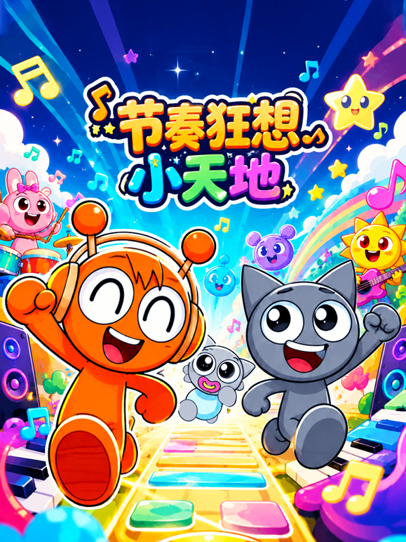 节奏狂想小天地海报