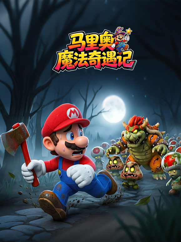 马里奥魔法奇遇记海报