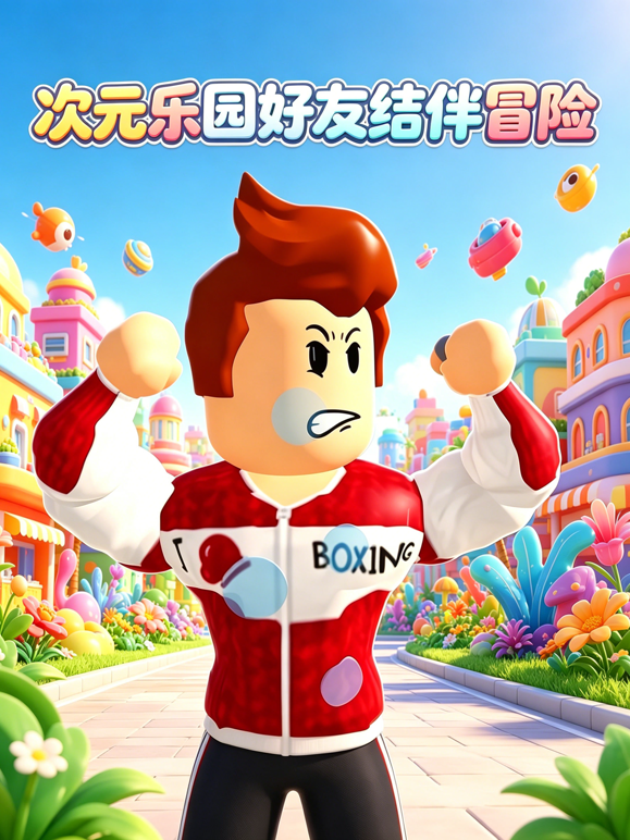 次元乐园好友结伴冒险海报