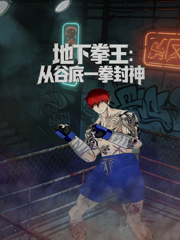 地下拳王：从谷底一拳封神动态漫画海报