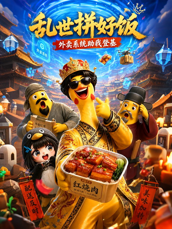 乱世拼好饭外卖系统助我登基海报