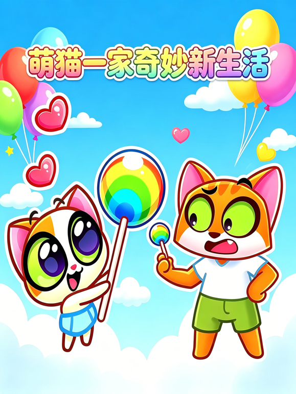 萌猫一家奇妙新生活海报