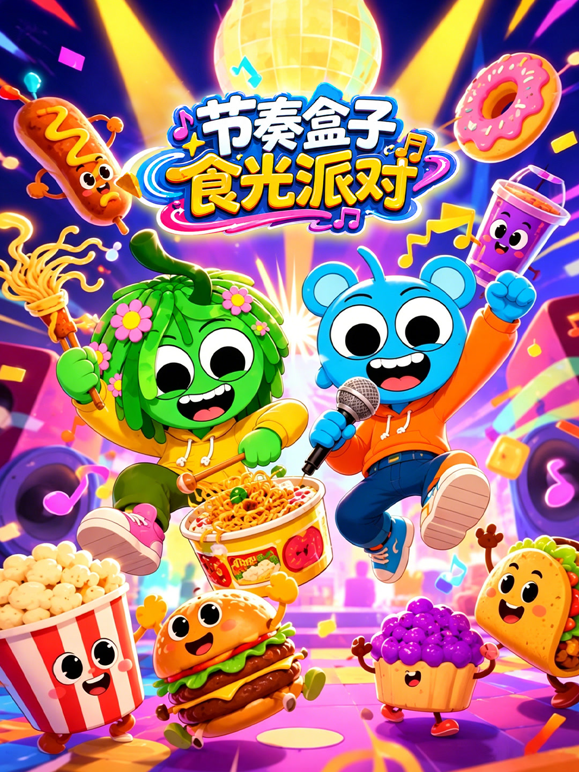 节奏盒子食光派对海报