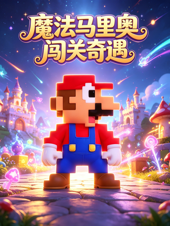 魔法马里奥闯关奇遇海报