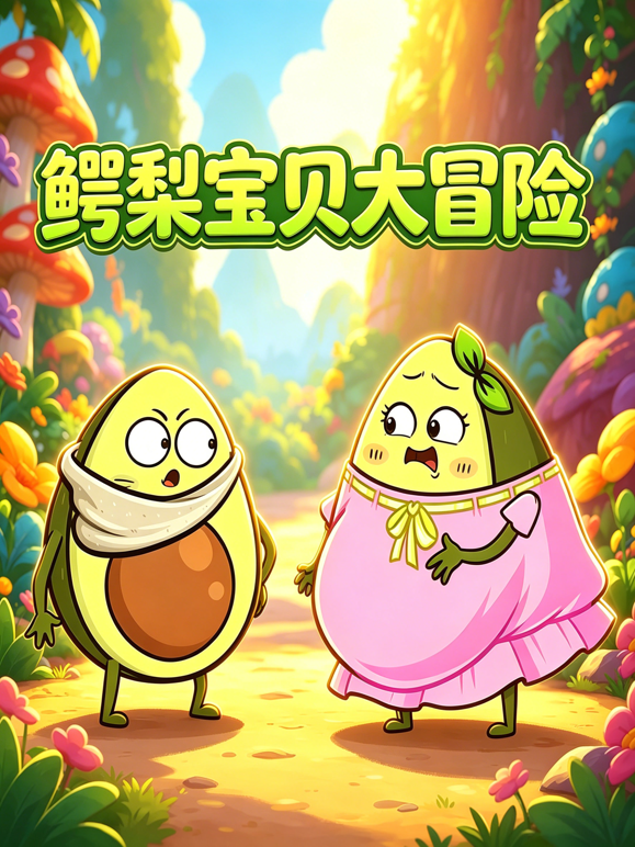 鳄梨宝贝大冒险海报