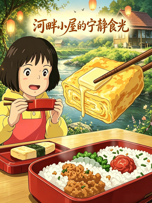 河畔小屋的宁静食光海报