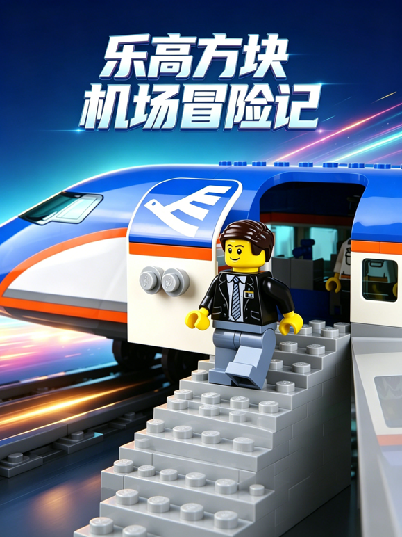 乐高方块机场冒险记海报