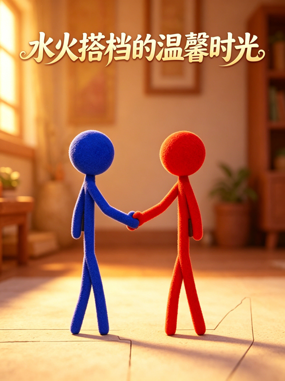 水火搭档的温馨时光海报