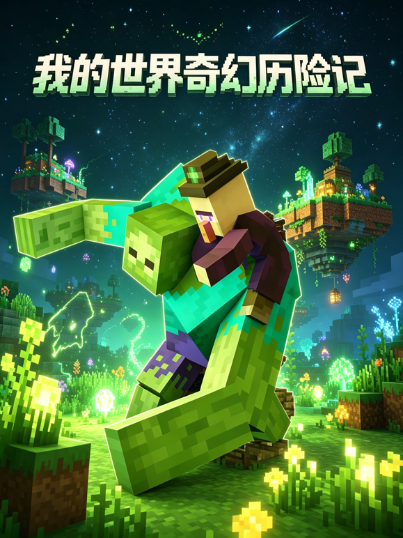 我的世界奇幻历险记海报