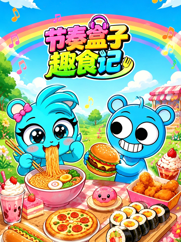 节奏盒子趣食记海报
