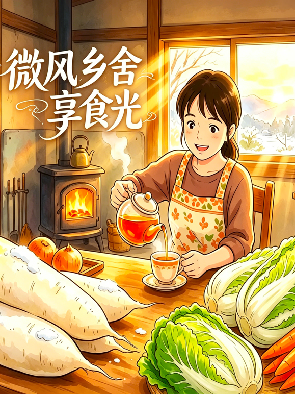微风乡舍享食光海报
