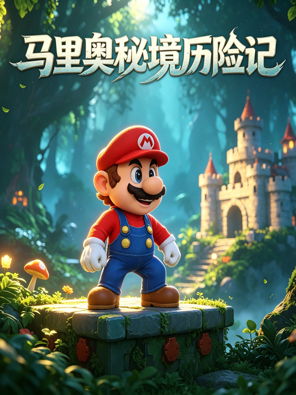 马里奥秘境历险记海报