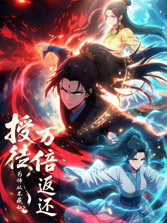 授徒万倍返还，为师从不藏私动态漫画海报