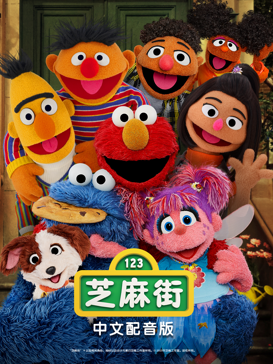 芝麻街国际版第53季中文配音海报
