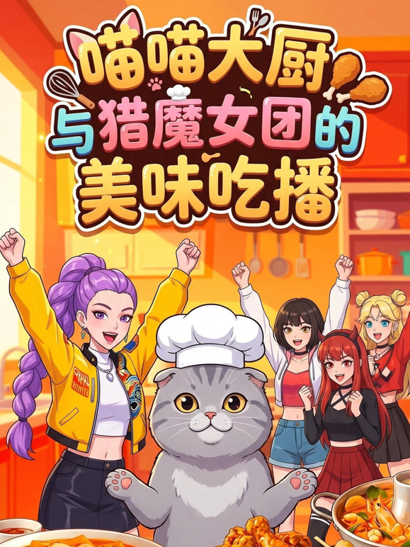 喵喵大厨与猎魔女团的美味吃播海报