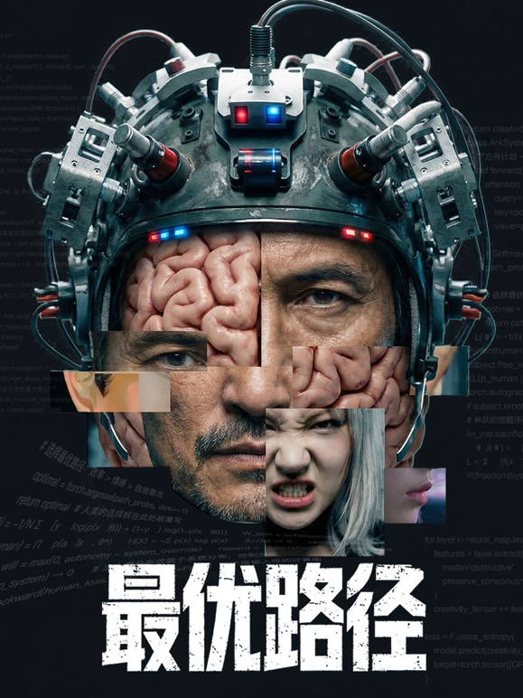 最优路径海报