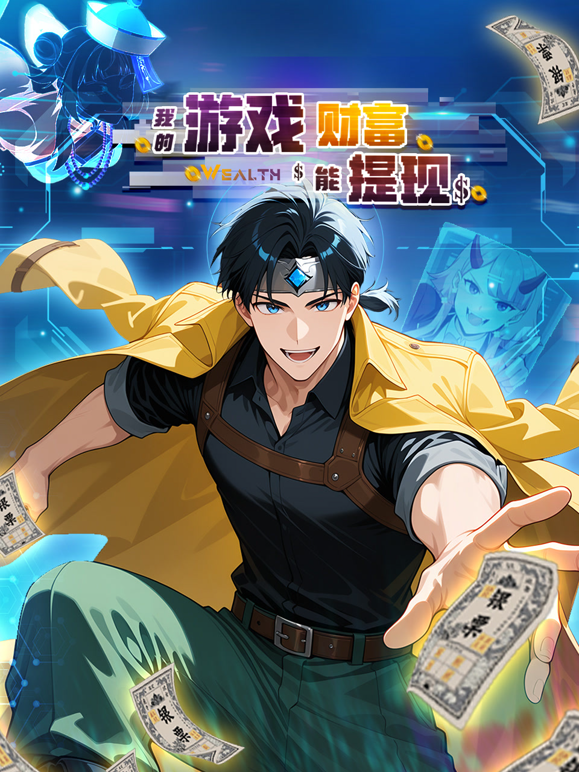 我的游戏财富能提现动态漫画海报