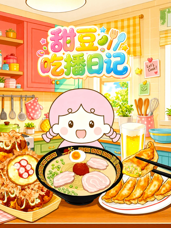 甜豆吃播日记海报