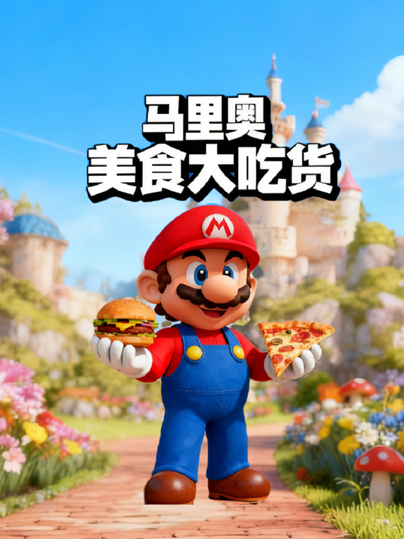 马里奥美食大吃货海报