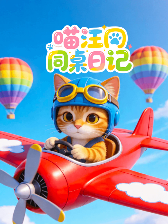 喵汪同桌日记海报