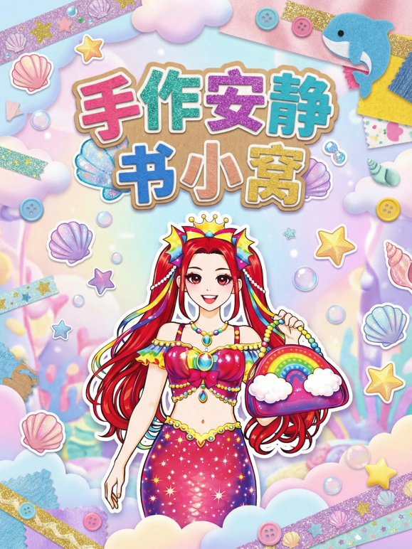 手作安静书小窝海报