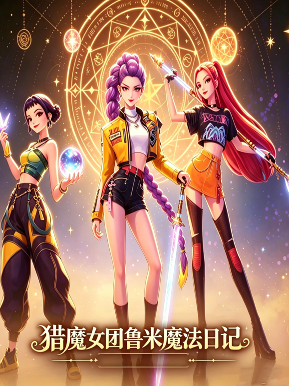 猎魔女团鲁米魔法日记海报