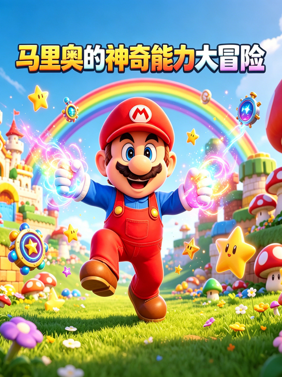 马里奥的神奇能力大冒险海报