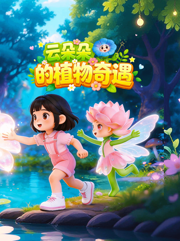 云朵朵的植物奇遇海报