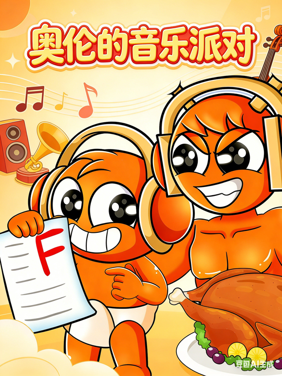 奥伦的音乐派对海报