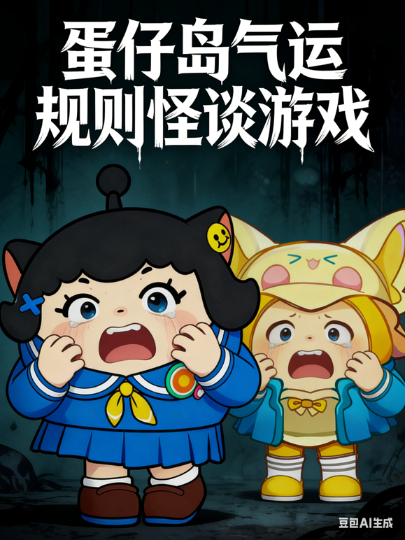 蛋仔岛气运规则怪谈游戏海报