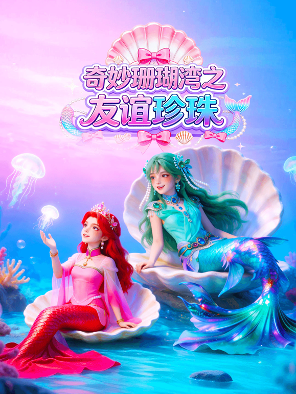 奇妙珊瑚湾之友谊珍珠海报