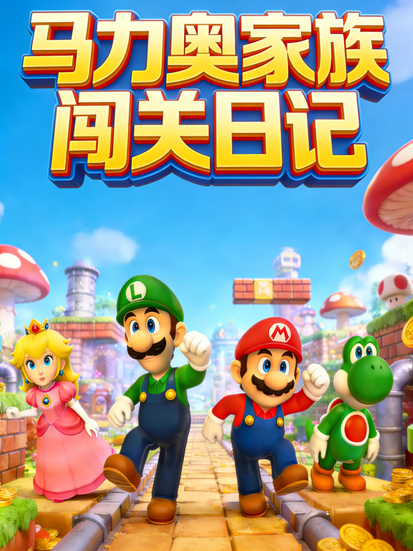 马力奥家族闯关日记海报
