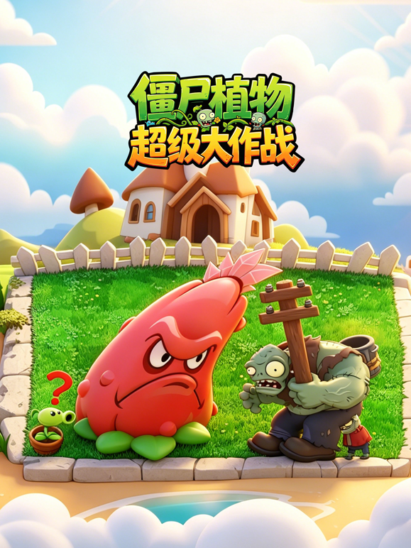 僵尸植物超级大作战海报